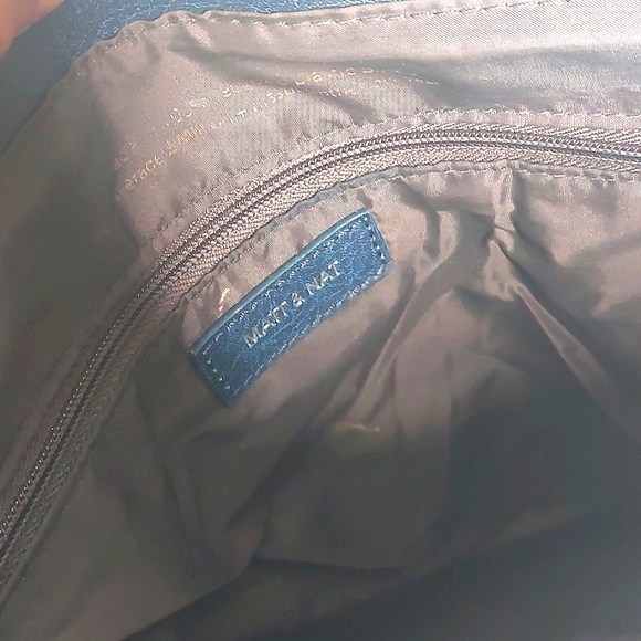 Matt & Nat Navy Blue Handbag Crossbody Bag Purse - Picture 9 of 13